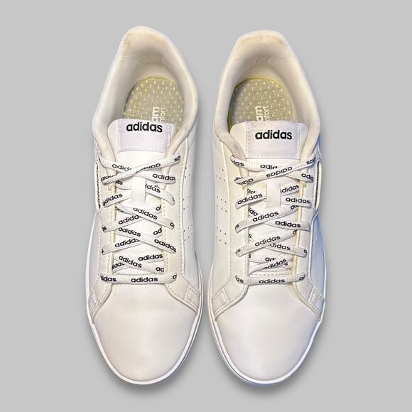 Adidas Cloudfoam Advantage White Sneakers - Men’s Size 7.5 - Picture 3 of 7